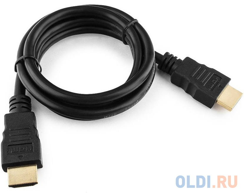 Кабель HDMI 1м Bion BNCC-HDMI4L-1M круглый черный