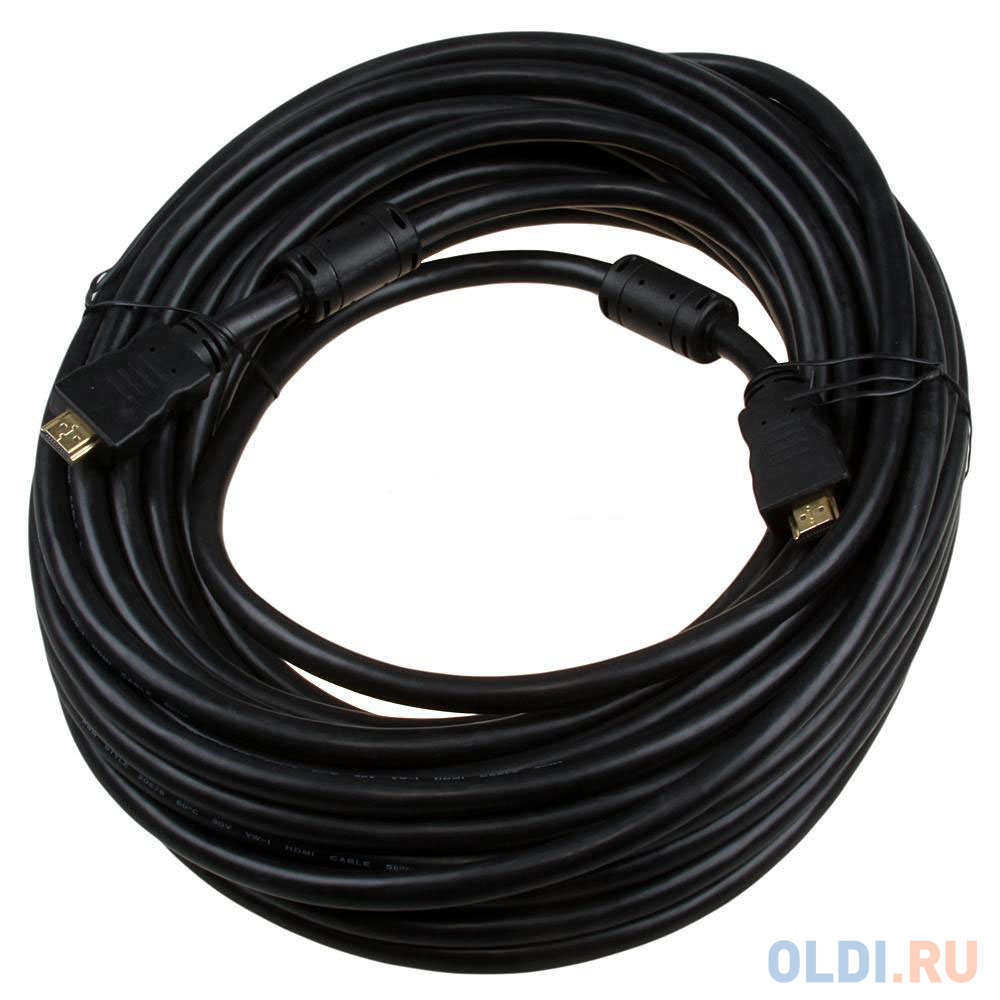 Кабель HDMI 20м 5bites APC-014-200 круглый черный