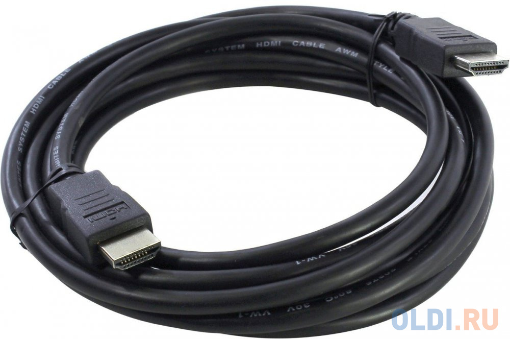 HDMI кабели  ОЛДИ Кабель HDMI 3м 5bites APC-005-030 круглый черный