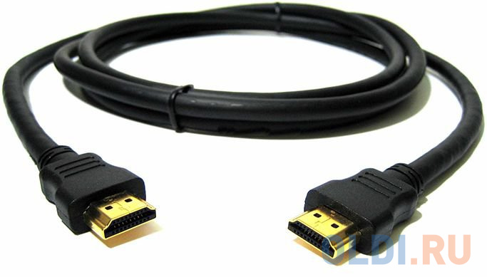 HDMI кабели Gembird  ОЛДИ Кабель HDMI Gembird/Cablexpert, 1м, v2,0, 19M/19M, черный, позол.разъемы, экран, пакет CC-HDMI4-1M