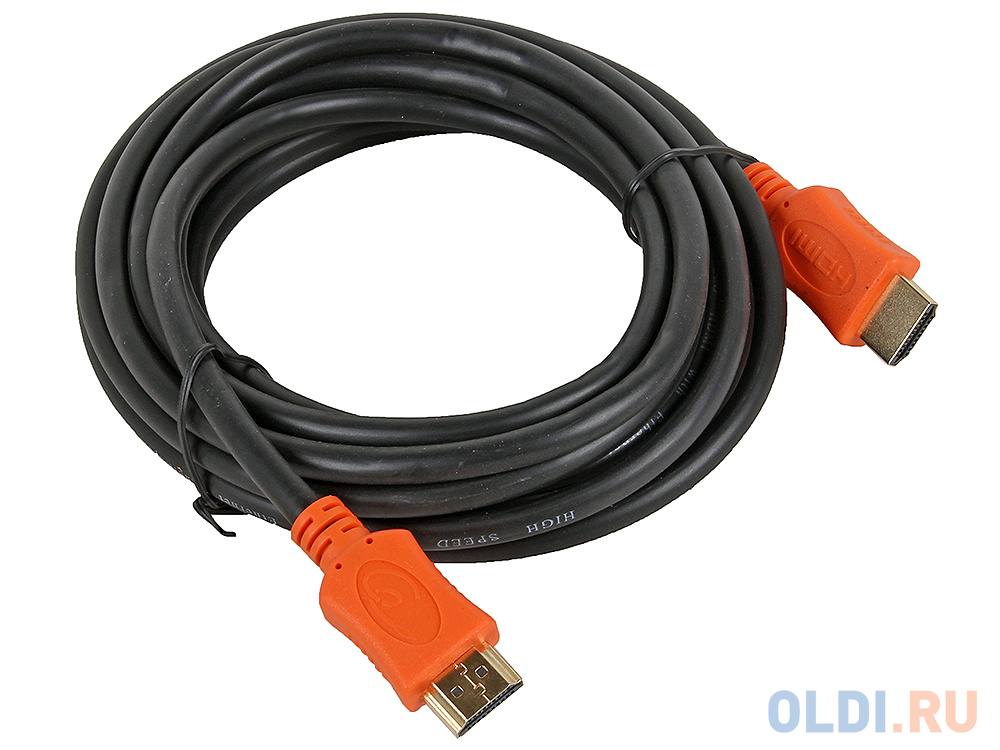 HDMI кабели Gembird  ОЛДИ Кабель HDMI Gembird/Cablexpert, 4.5м, v1.4, 19M/19M, серия Light, черный, позол.разъемы