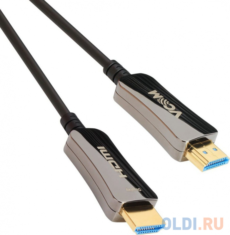 HDMI кабели VCOM Telecom  ОЛДИ Кабель HDMI 20м VCOM Telecom D3742A-20M круглый черный