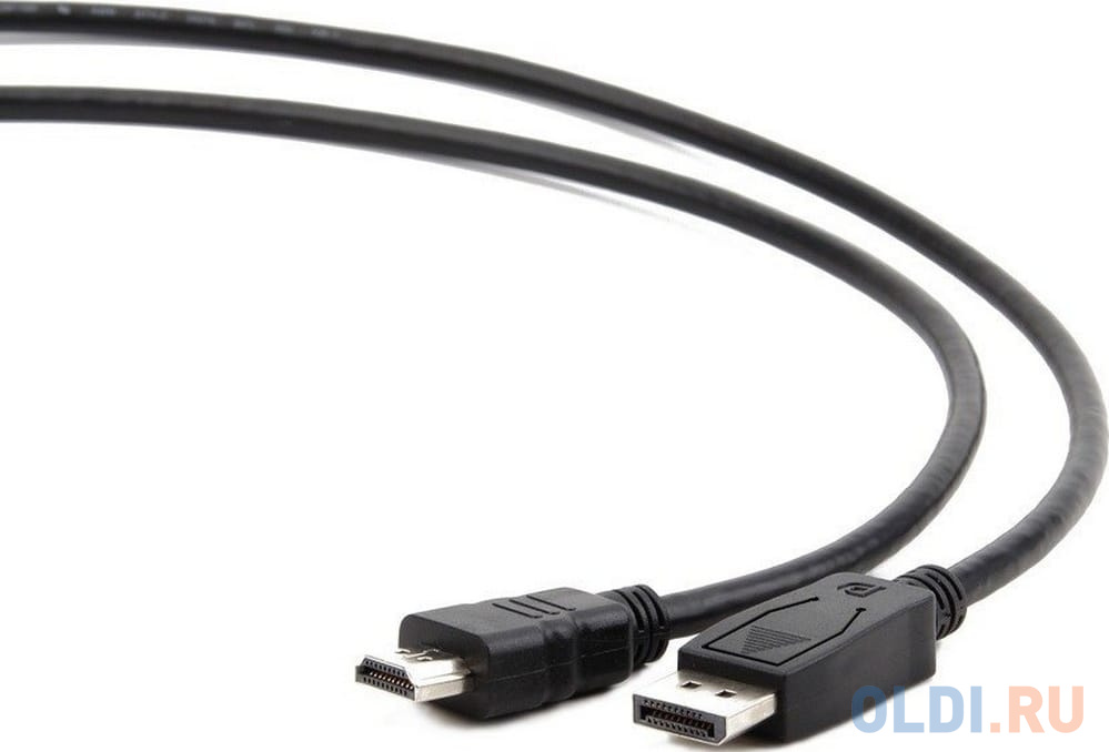 Кабель DisplayPort-HDMI 1.8м Gembird экранированный черный CC-DP-HDMI-6