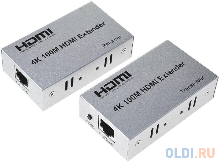HDMI кабели Удлинитель HDMI ORIENT VE047 круглый серебристый