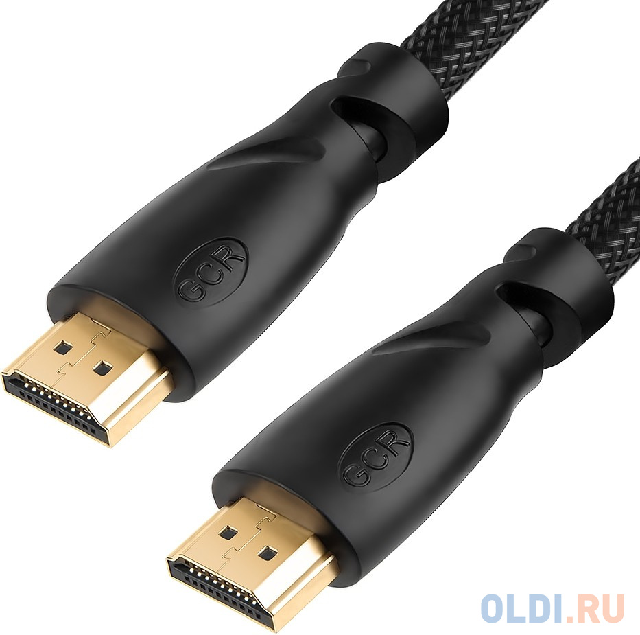 Greenconnect Кабель 1.5m HDMI версия 2.0, HDR 4:2:2, Ultra HD, 4K 60 fps 60Hz/5K*30Hz, 3D, AUDIO, 18.0 Гбит/с, 28/28 AWG, OD7.3mm, тройной экран, черн