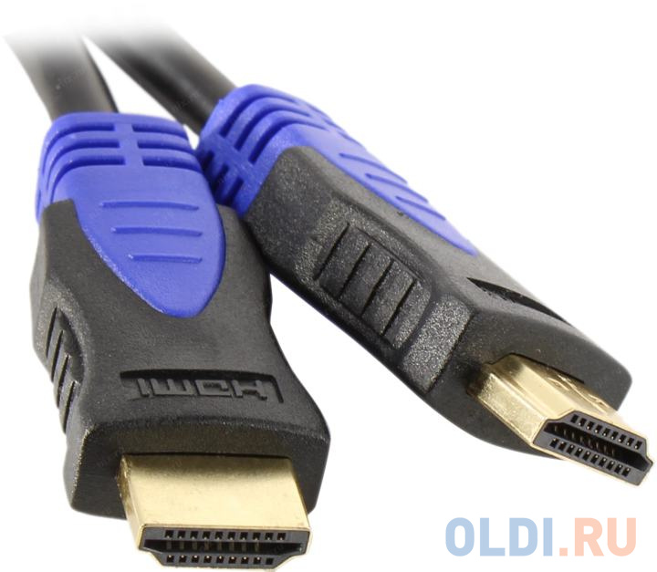 Кабель HDMI 5м Wize WAVC-HDMI-5M круглый черный