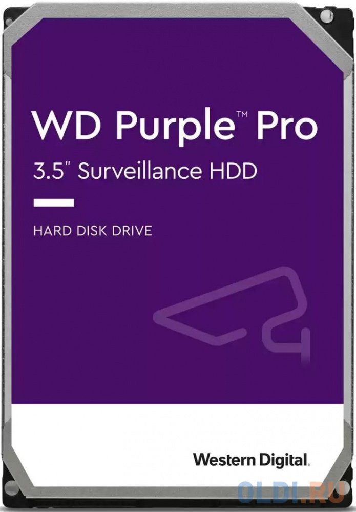   ОЛДИ Жесткий диск WD Original SATA-III 12Tb WD121PURP Video Purple Pro (7200rpm) 256Mb 3.5"