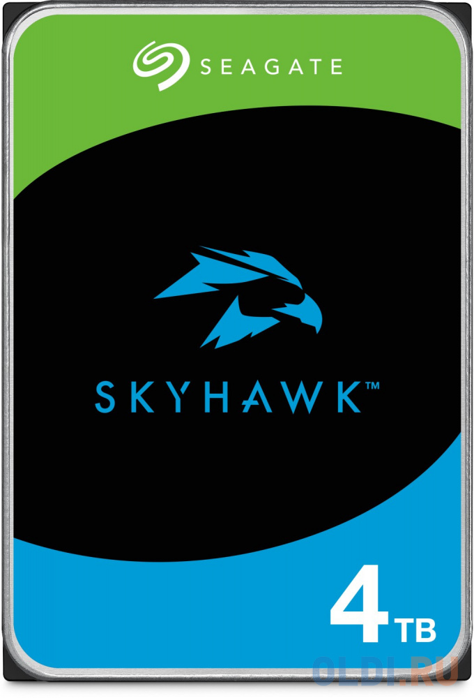  Жесткий диск Seagate SATA-III 4TB ST4000VX015 Surveillance Skyhawk (5900rpm) 256Mb 3.5"