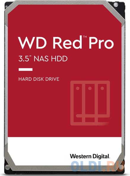   ОЛДИ Жесткий диск WD SATA-III 20TB WD201KFGX NAS Red Pro (7200rpm) 512Mb 3.5"