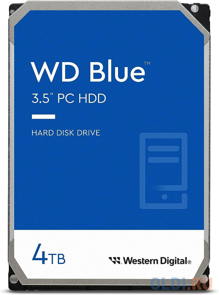 Жесткие диски 3.5 Western Digital  ОЛДИ Жесткий диск Western Digital WD40EZAX 4 Tb