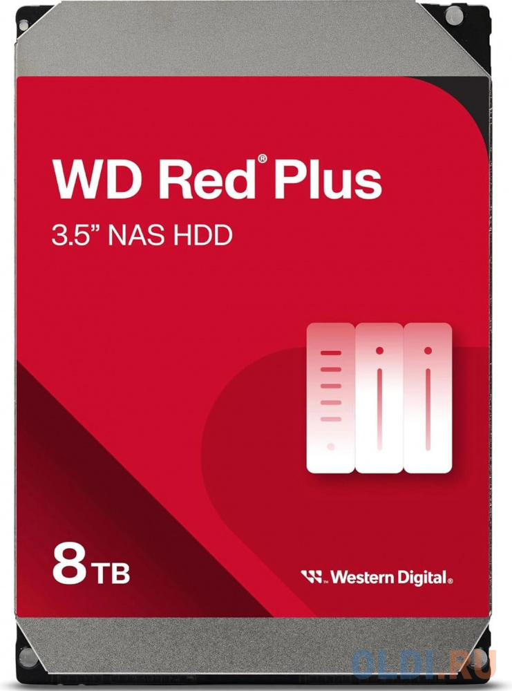  Жесткий диск Western Digital Red Plus 8 Tb