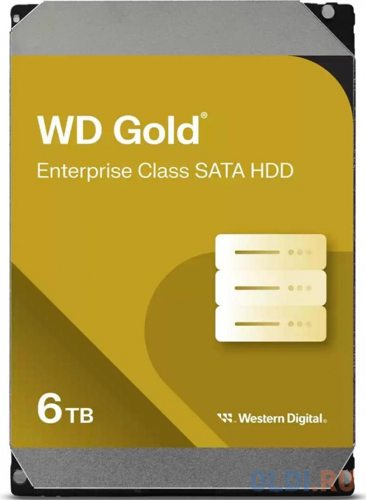   ОЛДИ Жесткий диск WD SATA-III 6TB WD6004FRYZ Desktop Gold 512E (7200rpm) 256Mb 3.5"