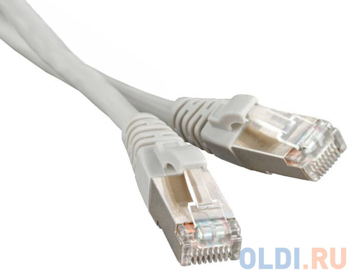 Hyperline PC-LPM-STP-RJ45-RJ45-C6-2M-LSZH-GY Патч-корд F/UTP, экранированный, Cat.6, LSZH, 2 м, серый