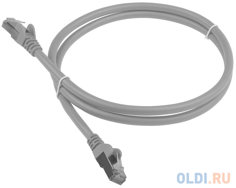 Патч-корд Lanmaster LAN-PC45/S6-0.5-GY FTP вилка RJ-45-вилка RJ-45 кат.6 0.5м серый LSZH