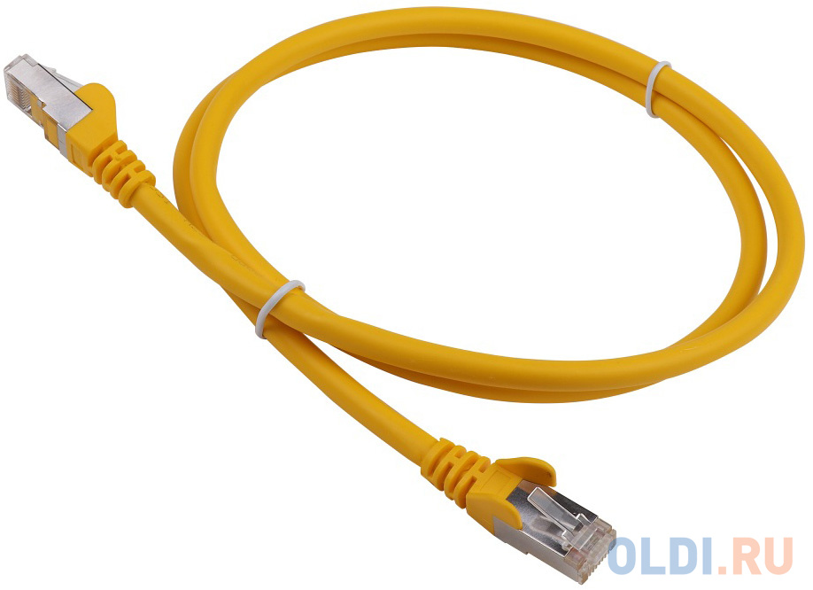 Кабель Патч-корд Lanmaster FTP LAN-PC45/S6A-2.0-YL вилка RJ-45-вилка RJ-45 кат.6А 2м желтый LSZH (уп.:1шт)