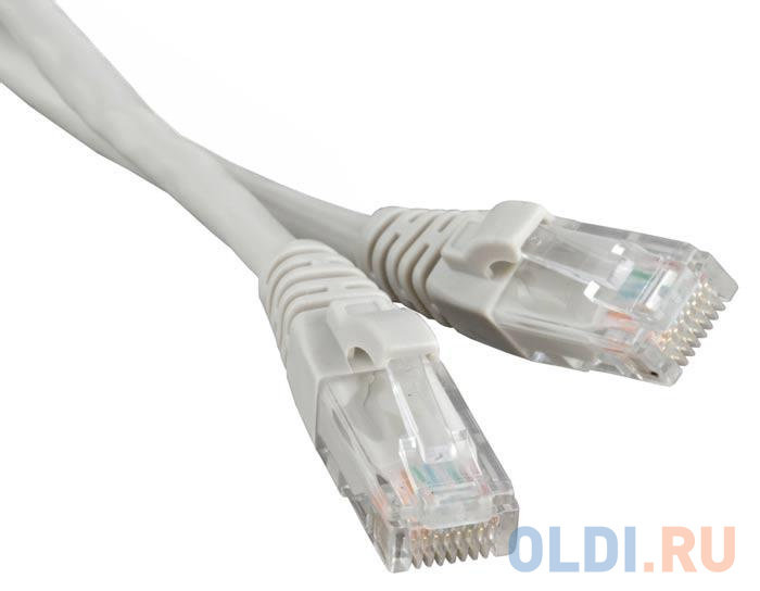 Патч-корд UTP 6 категории 1.5м Hyperline PC-LPM-UTP-RJ45-RJ45-C6-1.5M-LSZH-GY серый