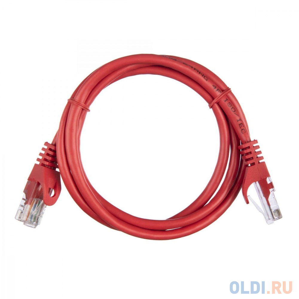 Патч-корд ACD-LPU5E-10R [ACD-LPU5E-10R] Cat5e UTP 24AWG 4Pair, 7/0.18мм CCA Красный,1.0м, (741432)