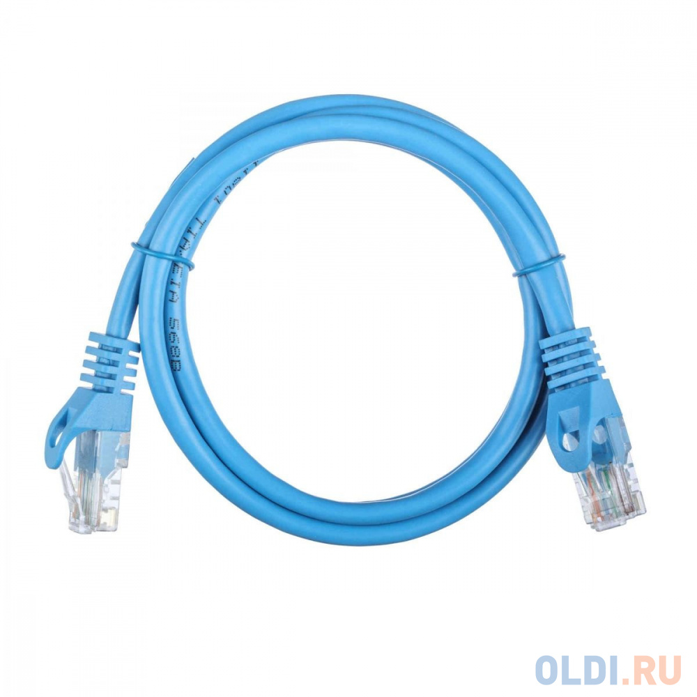 Патч-корд ACD-LPU5E-10L [ACD-LPU5E-10L] Cat5e UTP 24AWG 4Pair, 7/0.18мм CCA Синий,1.0м, (741449)