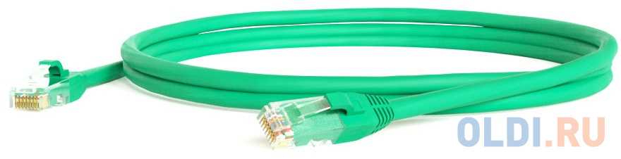 Патч-корд  U/­UTP 6 категории 3м Hyperline  PC-LPM-UTP-RJ45-RJ45-C6-3M-LSZH-GN зеленый