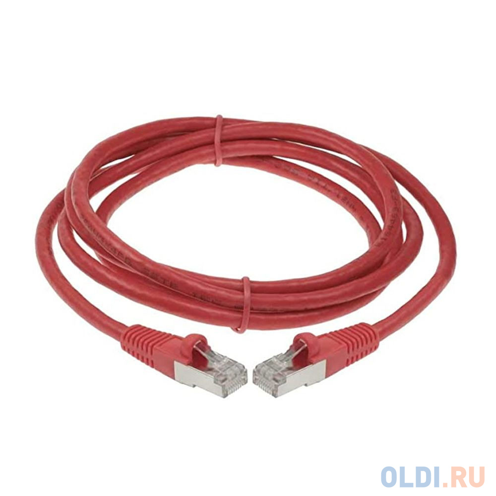 Патч-корд ACD-LPS6AZ-20C [ACD-LPS6AZ-20C] Cat6a SSTP 26AWG 4Pair, CU, LSZH, Вишневый, 2м