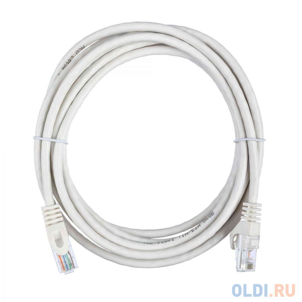 Патч-корд ACD-LPU5C-30W [ACD-LPU5C-30W] Cat5e UTP 24AWG 4Pair, 7/0.18мм CU Белый, 3.0м (741807)