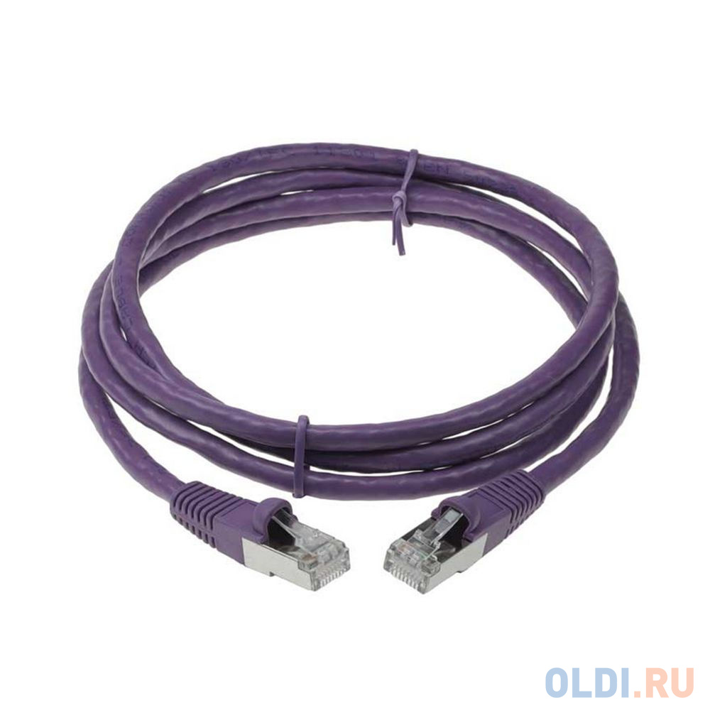 Патч-корд ACD-LPS6AZ-50P [ACD-LPS6AZ-50P] Cat6a SSTP 26AWG 4Pair, CU, LSZH, Пурпурный, 5м