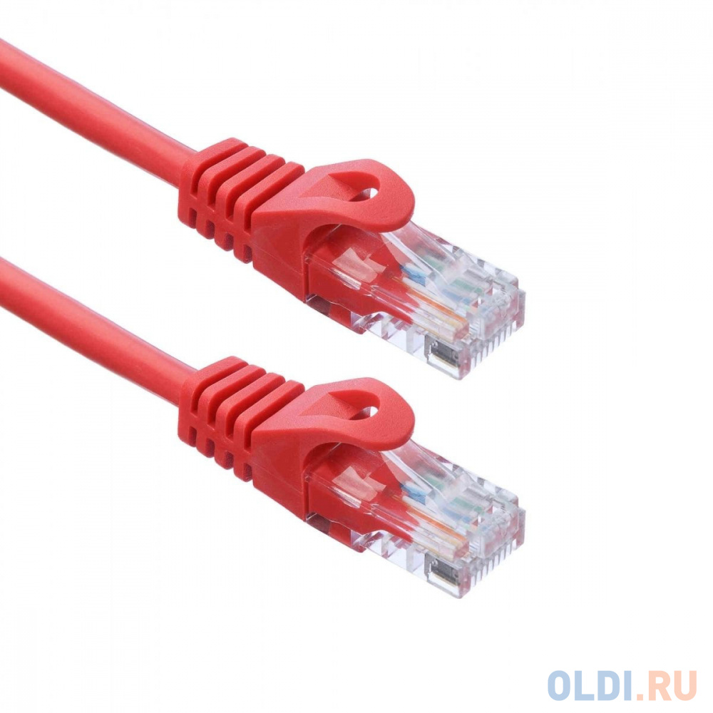 Патч-корд ACD-LPU5E-30R [ACD-LPU5E-30R] Cat5e UTP 24AWG 4Pair, 7/0.18мм CCA Красный, 3.0м (741586)