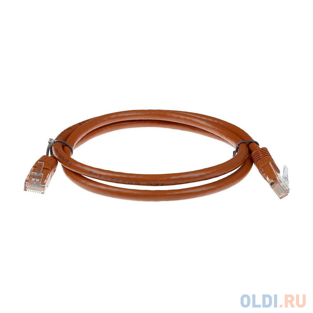 Патч-корд ACD-LPU6Z-10N [ACD-LPU6Z-10N] Cat6 UTP 26AWG 4Pair, CU, LSZH, Коричневый, 1м