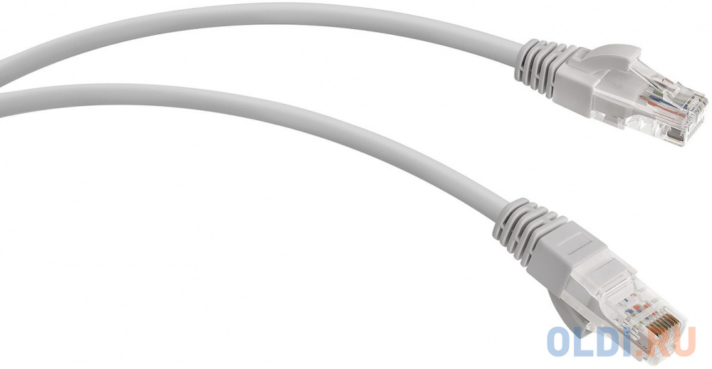 Патч-корд WRline WR-PC-RJ45-UTP-5E-3-GY UTP RJ-45 вил.-вилка RJ-45 кат.5E 3м серый LSZH (уп.:1шт)