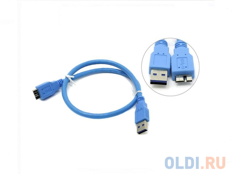 Кабель microUSB до 0.5м 5bites круглый UC3002-005