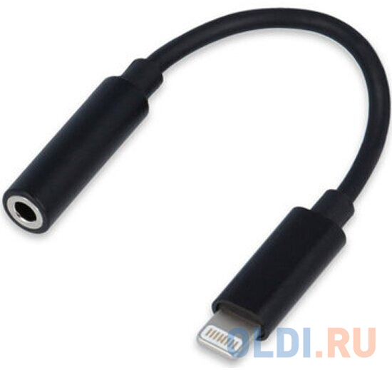 Cablexpert Переходник USB, Lightning/Jack3.5F, черный (CCA-LM3.5F-01)