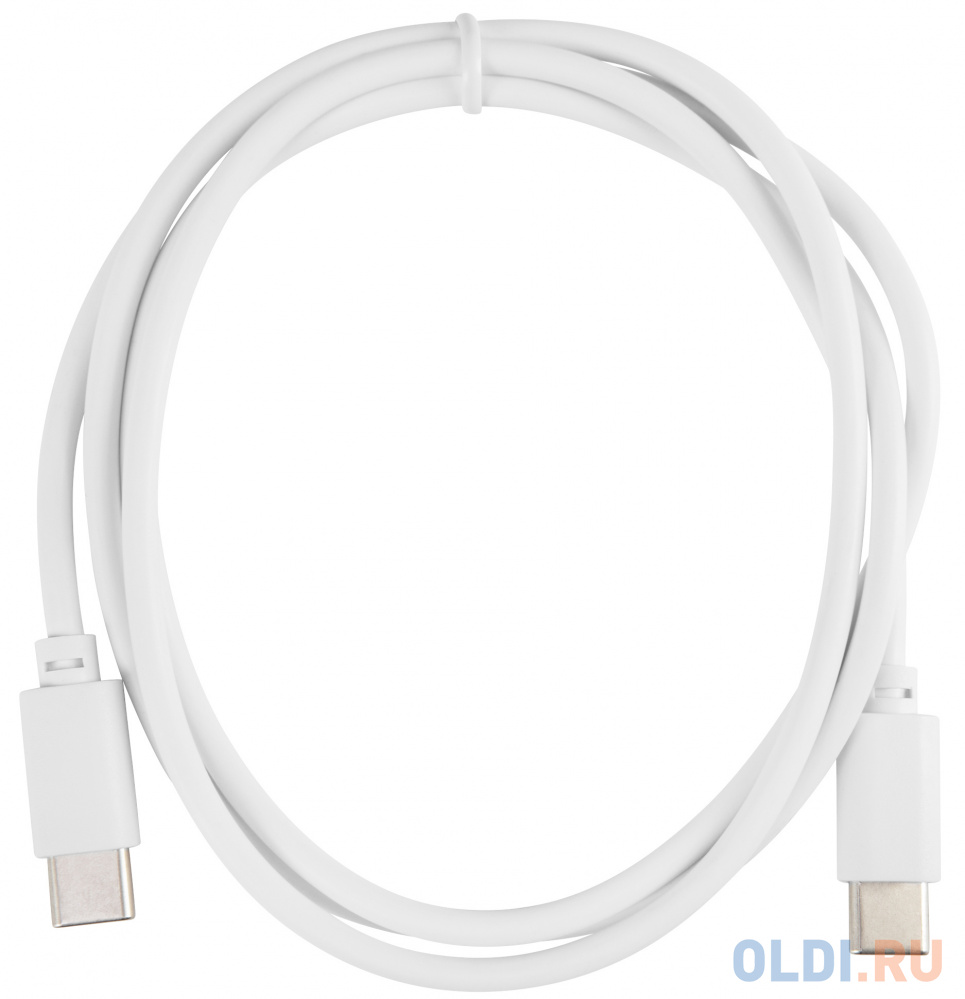 Кабель Buro PD15W USB Type-C (m)-USB Type-C (m) 1м белый