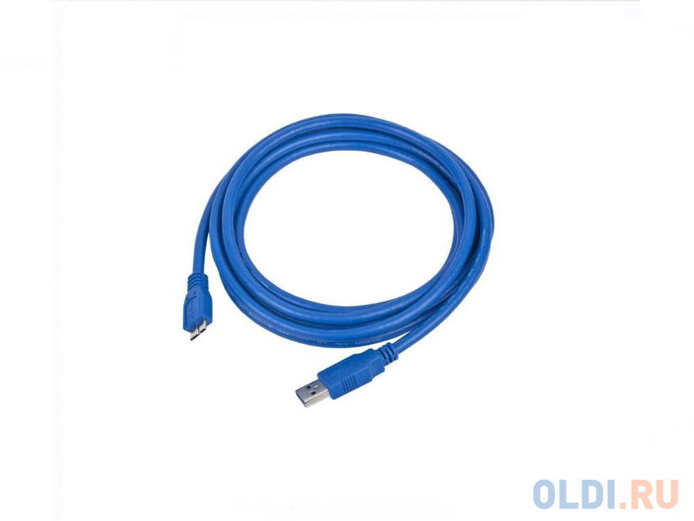 Кабель USB3.0 Pro AM/MicroBM  0,3m  Blue,"Gembird/Cablexpert"