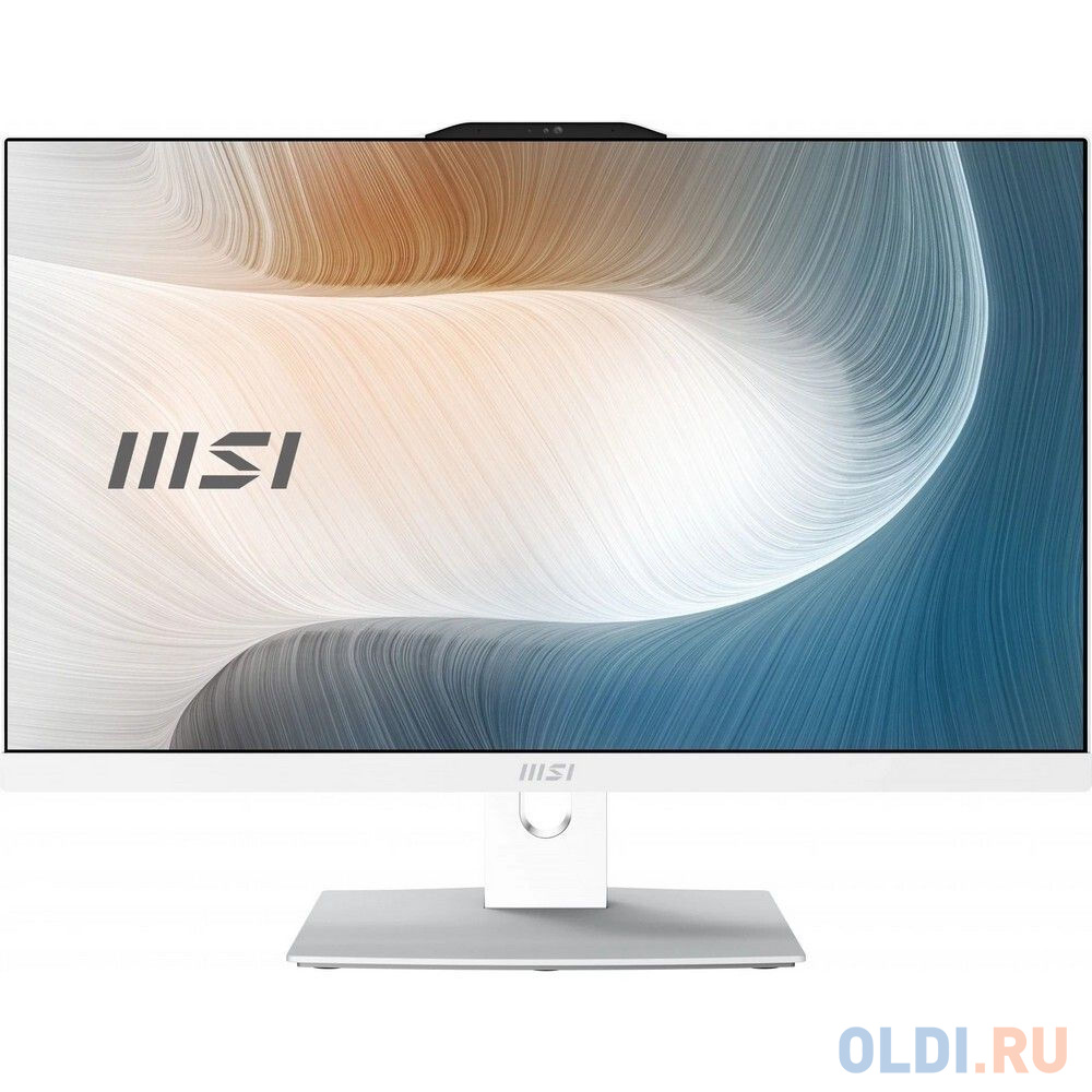 Моноблоки MSI Моноблок MSI Modern AM242P 1M-1022XRU 23.8" Full HD Core 5 120U (1.4) 16Gb SSD512Gb Graphics noOS GbitEth WiFi BT 120W клавиатура мышь Cam белый