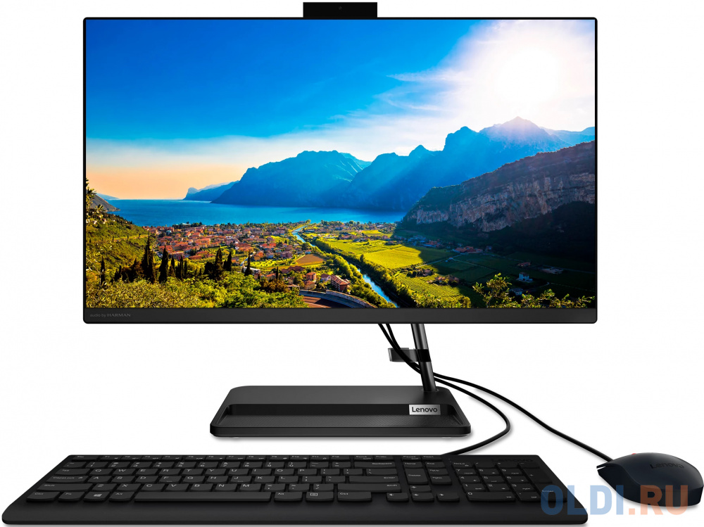 Моноблоки Lenovo  ОЛДИ Моноблок/ Lenovo IdeaCentre AIO 3 24ALC6   23.8"(1920x1080 IPS)/AMD Ryzen 5 7430U(2.3Ghz)/16384Mb/512SSDGb/noDVD/Int:AMD Radeon/Cam/BT/WiFi/war 1