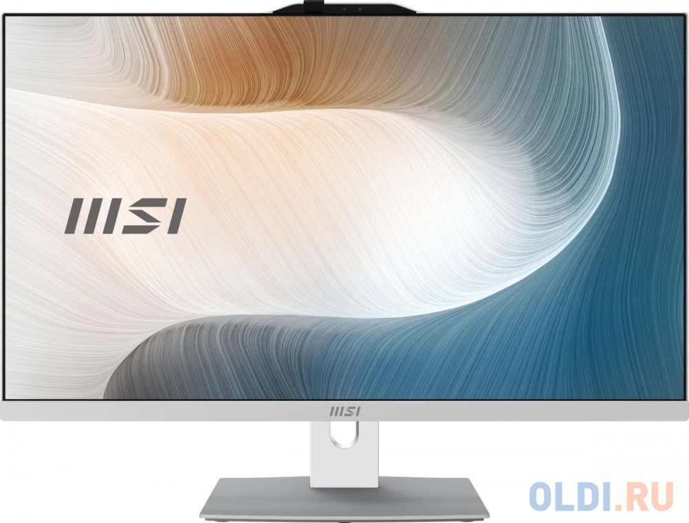 Моноблок MSI Modern AM272P 1M-685XRU 27" Full HD Core 7 150U (1.8) 32Gb SSD1Tb Graphics noOS GbitEth WiFi BT 120W клавиатура мышь Cam белый 1920x