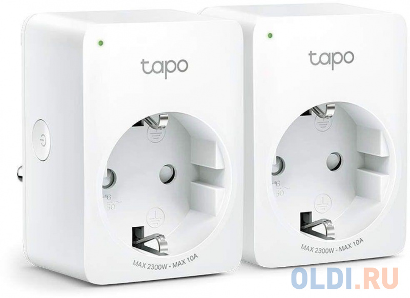 TP-Link Tapo P100(2-pack) Умная мини Wi-Fi розетка, 2 шт.