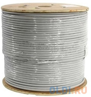 Кабель NEOMAX [NM711001] U/UTP cat.5e 4x2x0.46, 24 AWG, медь, внутренний, PVC, 305м, серый