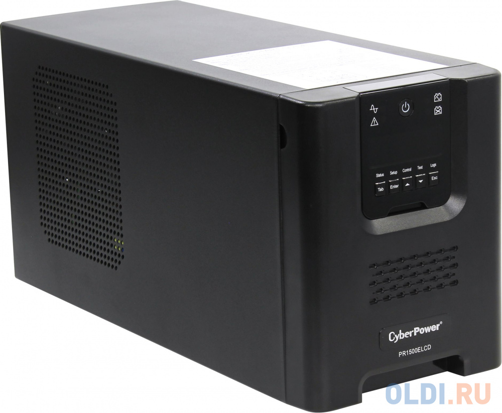 ИБП CyberPower PR1500ELCD 1500VA/1350W USB/RS-232/EPO/SNMPslot/RJ11/45 (8 IEC)