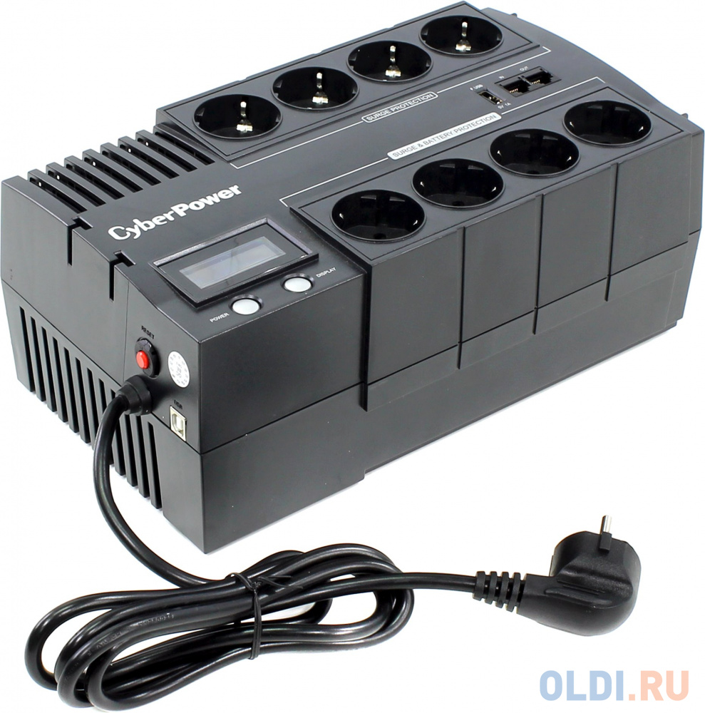  ИБП CyberPower BR1200ELCD 1200VA/720W USB/RJ11/45 (4+4 EURO)