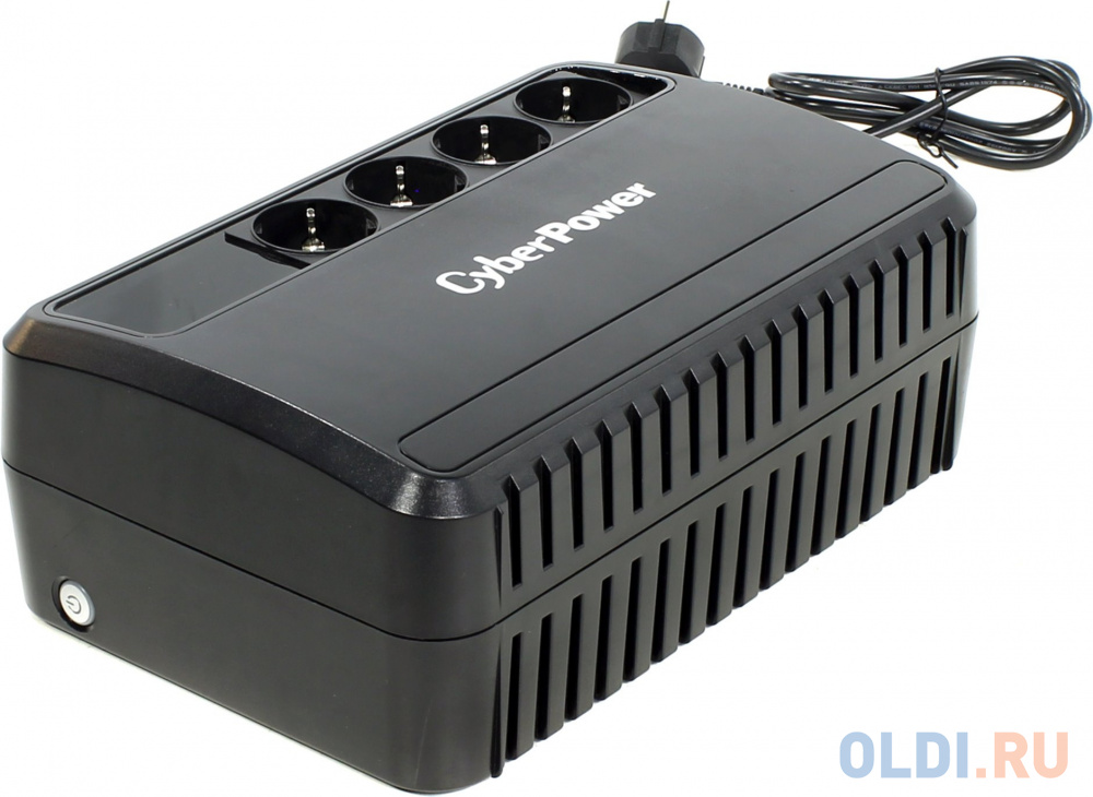 Источники бесперебойного питания CyberPower  ОЛДИ ИБП CyberPower BU1000E 1000VA/600W (4 EURO)