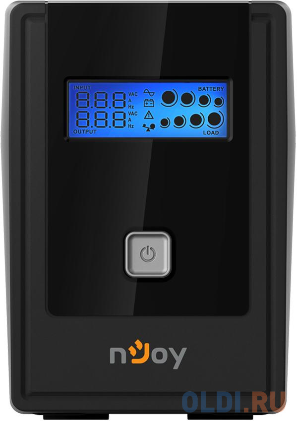 ИБП nJOY Cadu 650 (эффективная мощность 360Вт, LCD, ,батарея 7 Ач, 2 евро розетки)