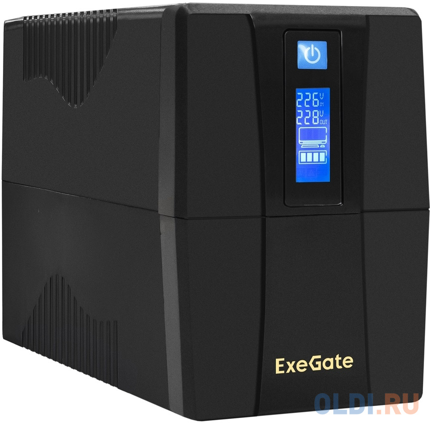 ИБП Exegate Power Smart ULB-850.LCD.AVR.C13.RJ.USB 850VA EP285476RUS