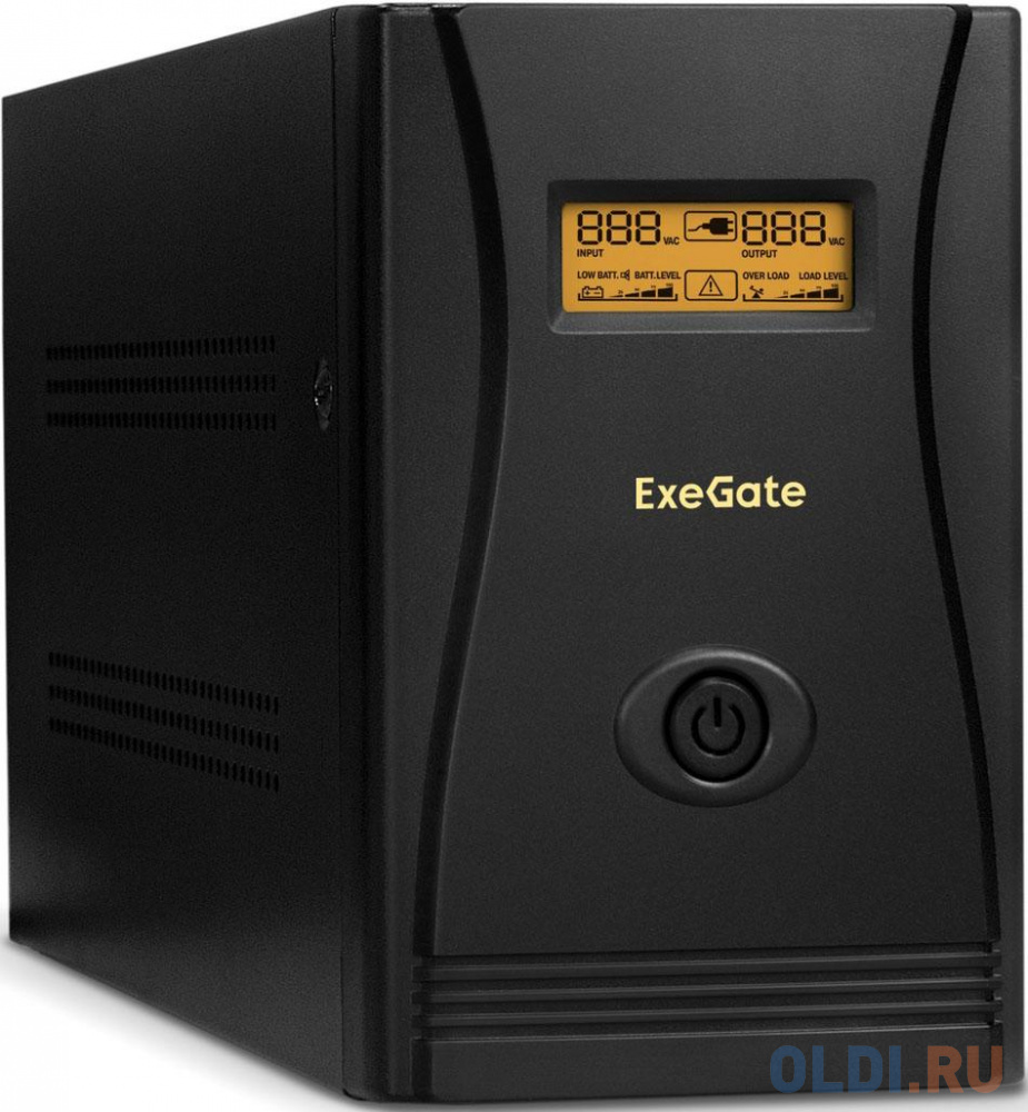 Источники бесперебойного питания ИБП Exegate SpecialPro Smart LLB-3000.LCD.AVR.4SH.RJ.USB 3000VA