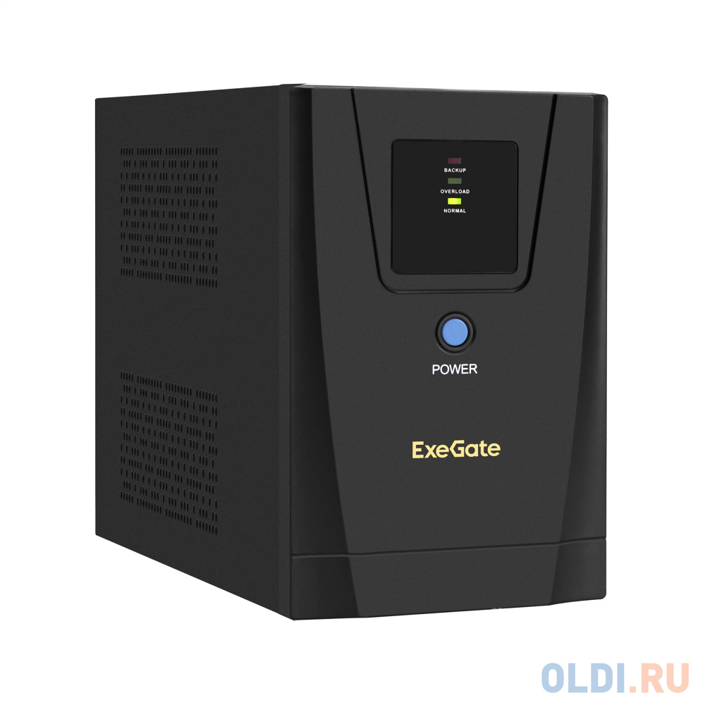   ОЛДИ ИБП ExeGate SpecialPro UNB-1600.LED.AVR.2SH.3C13.USB <1600VA/950W, LED, AVR, 2*Schuko+3*C13, USB,съемн.кабель, металлический корпус, Black>