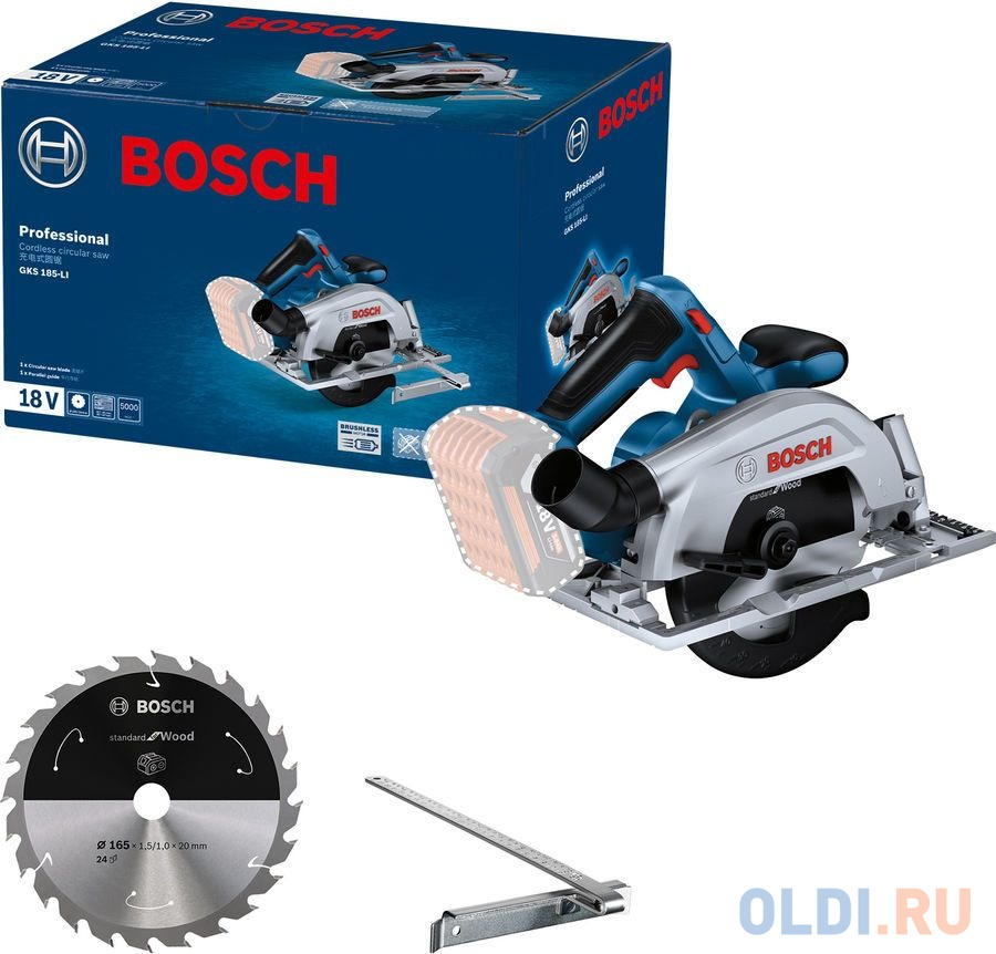 Циркулярная пила (дисковая) Bosch GKS 185-LI (ручная)