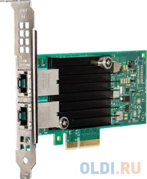 Сетевая карта Intel X550T2BLK 940136 , 2x10GbE (RJ-45, 6/6A), PCIE3.0 x4, VMDq, PCI-SIG* SR-IOV Capable, iSCSI, FCoE, NFS