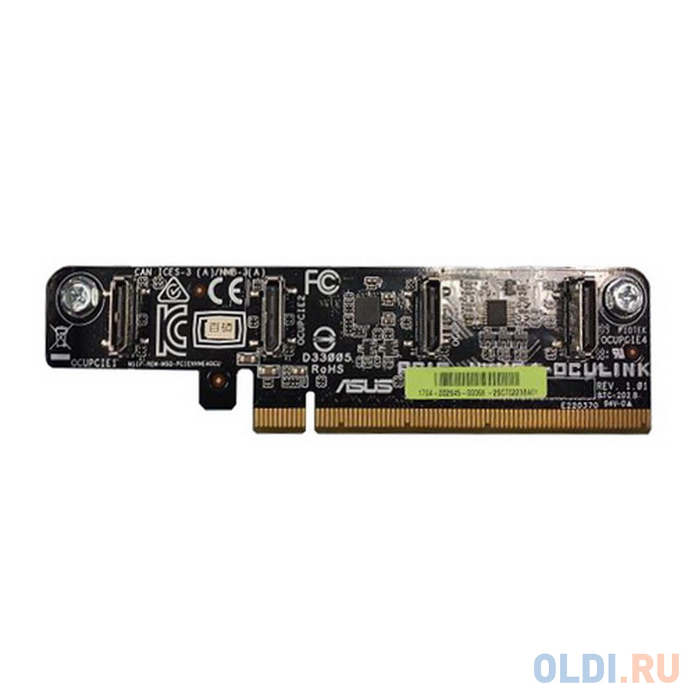 Адаптеры ASUS  ОЛДИ PCIE-NVME4-OCULINK w/o Oculink cables