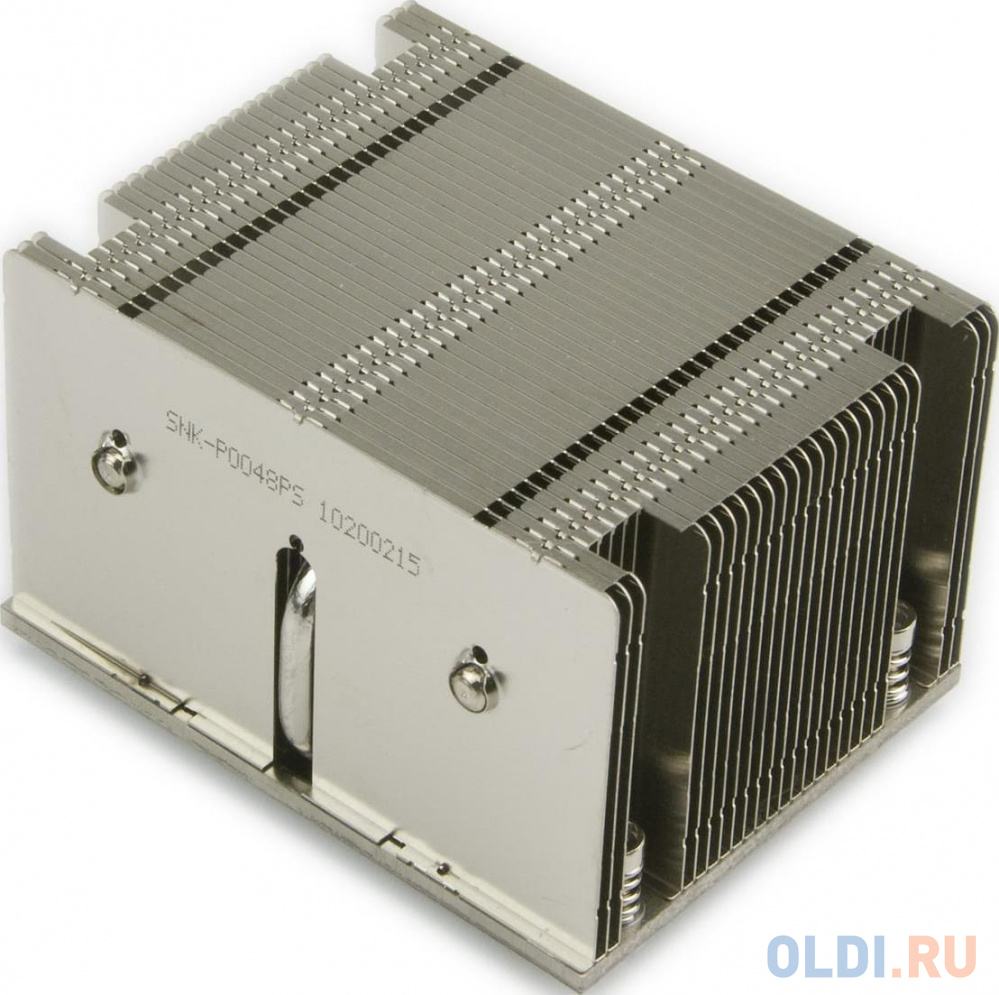 Радиатор без вентилятора Supermicro SNK-P0048PS 2U+ UP, DP Servers, LGA2011, Narrow ILM 104x64x80