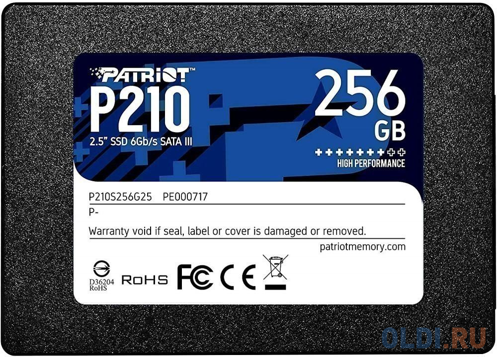 SSD накопитель Patriot P210 256 Gb SATA-III